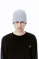 LABEL BEANIE (GRAY)