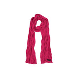 ウェーブクリンクルド ロングスカーフ(magenta)