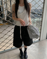ステッチバミューダパンツ