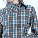 Asym check shirt 005