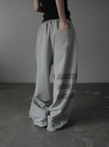 Veccro Lettering Sweatpants