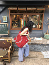 Seersucker Elastic Waist Pants