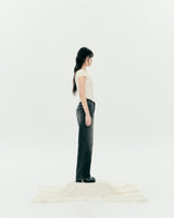 DEAR SHIRRING BUTTON TOP (CREAM)