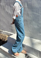 EMBROIDERY OVERALL DENIM PANTS code 25011