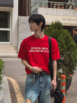Poit Lettering Short Sleeve T-shirt
