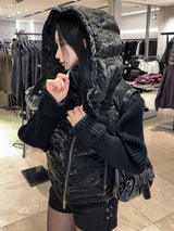 Leather Buckle Motor Bag