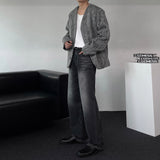 90's Carlton Moehair No Collar Jacket (2 colors)