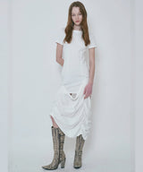 DROOP LINE TEE DRESS