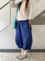 nice banding bermuda pants