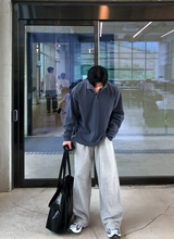 Nopi First Round Tuck Flow Banding Wide Pants