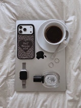 Fall Begins Leopard Glass Bumper Case