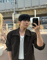 Mer crop suede jacket