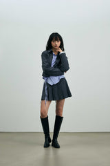 MILD CROP BLAZER / CHARCOAL