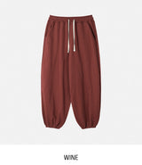 Dion brushed wide jogger pants
