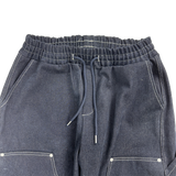 double-knee big denim carpenter pants
