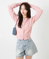 LOGO STITCH ROUND CARDIGAN [4color]