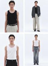ロゴプレートベーシックノースリーブ_Black