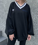 VneckラインリブPO