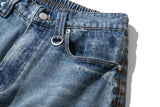 Stella Embroidered Bermuda Pants (Light Blue)