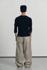 コントラストリベッドヘンリートップ(Black)