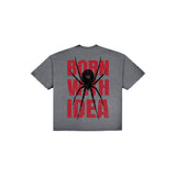 NWL24 ザ アイディア 01 ボクシー Tシャツ ブラックフェード