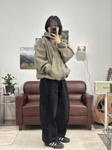 CATION DIAGONAL LINE HOODIE JUMPER
