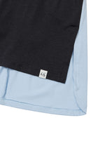 バック リボン ティーシャツ(CHARCOAL BLUE)