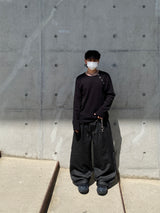 Esler Snap Waffle Long Sleeve T-Shirt 2C