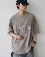 CROSS DYING HALF TEE