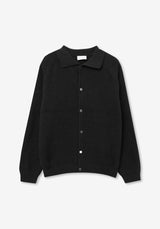 DW Button Collar Cardigan