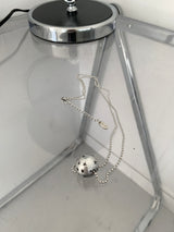 Star Stamping Ball Long Necklace