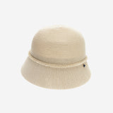 Rough Tie Bucket Hat (Beige)