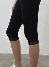[MADE] Ribena Lace Capri Leggings