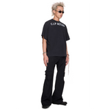 BEUTER® BLACK FLARE TROUSERS / BEUTER® ブラック フレアトラウザーズ