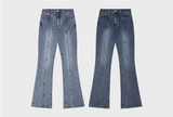 Slit Boots Cut Denim Pants