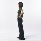 クロップTシャツ KHAKI
