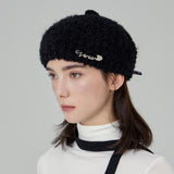 VARZARピンニットベレー帽 / Black