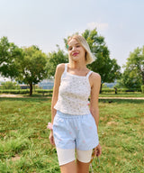 FLORAL SLEEVELESS