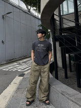 アーミーピグメントダイング半袖Tシャツ