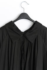 mock neck shirring pocket ops(3colors)