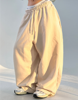 BALLOON FIT TRAINING PANTS🖤🩶🤍💛🩵 - 6 COLORS
