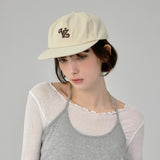 Leaf VZ Monogram 5-Panel Ball Cap / Beige