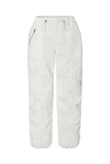 Satin cargo pants