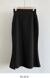 Matune Slit Span Mermaid Skirt
