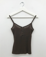 Epo Sheer Button Sleeveless (6color)