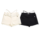 SWAN LAKE SHRRING STRING MICROSHORTS CREAM