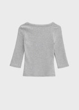 [MADE] Chofrin Square-Neck 7-Length T-Shirt
