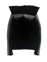 Sprayed Star Knit Hoodie(Black)