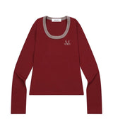 MUCENT FERRING MIDI RINGER LONG SLEEVE T (4COLOR)
