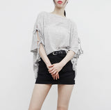 フィデルストリングスリットTシャツ